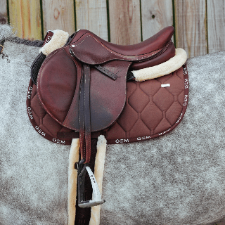 Tapis cheval love gem chocolat