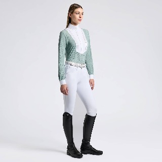 Chemise technique femme Cavalleria Toscana – Élégance, confort et performance pour l’équitation